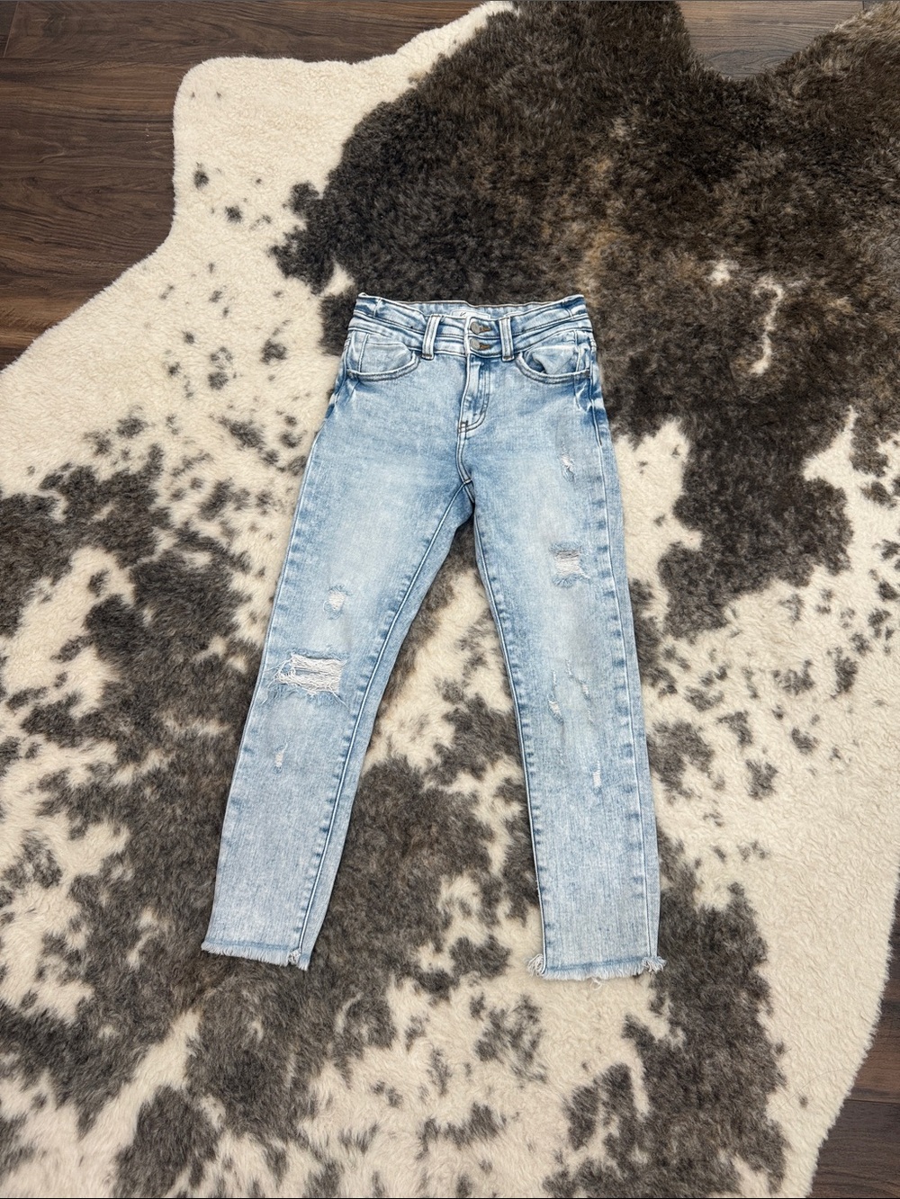 KanCan Light Blue Distressed Skinny Jeans